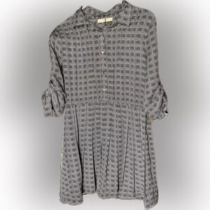 Isabella Sinclair Plaid Babydoll Dress